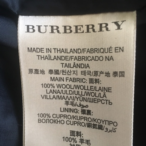 Burberry Brit Red Plaid Wool Tweed Coat US4 - Picture 8 of 14